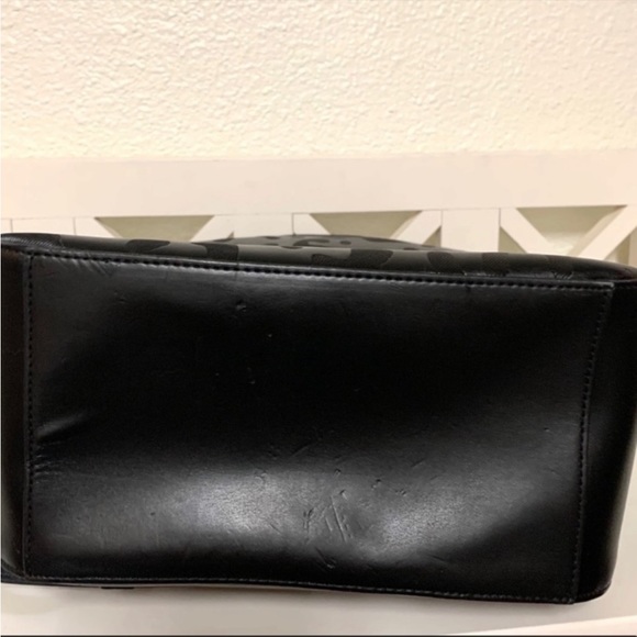 Roberto Cavalli Sofia Black Leather Leopard Print Mini Backpack Purse NWT - Picture 6 of 13